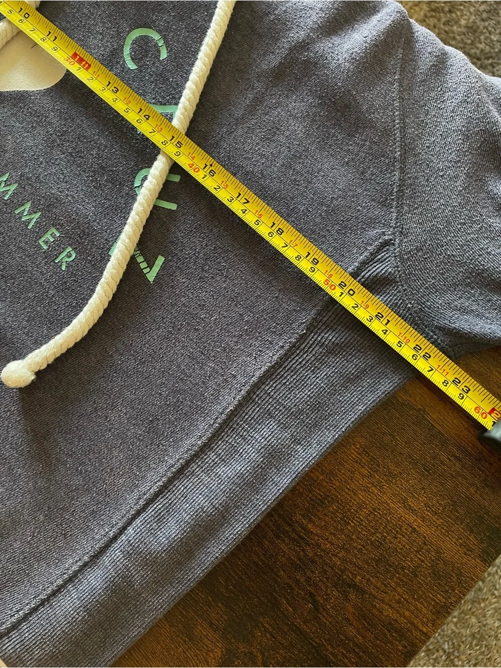 🌊Ocean Drive Santa Cruz Endless Summer Lace Up Hoodie XL 🏄♀️ 🩵 - Picture 10 of 13